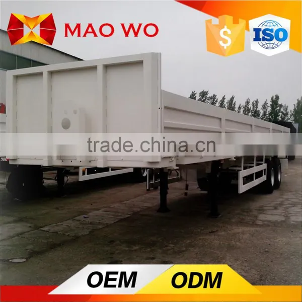 Spain OEM 18 to 80 Ton Bulk Cargo Side Wall Truck Trailer photo-4