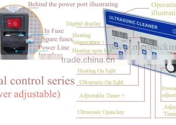 Ultrasonic Industrial Cleaning Equipment JP-080ST Adjustable Power Ultrasonic Digital Ultrasonic Cleaning Mach photo-5