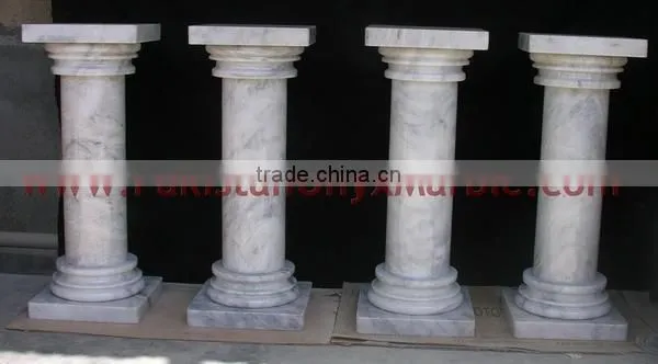 A GRADE ZIARAT WHITE MARBLE PEDESTALS photo-6