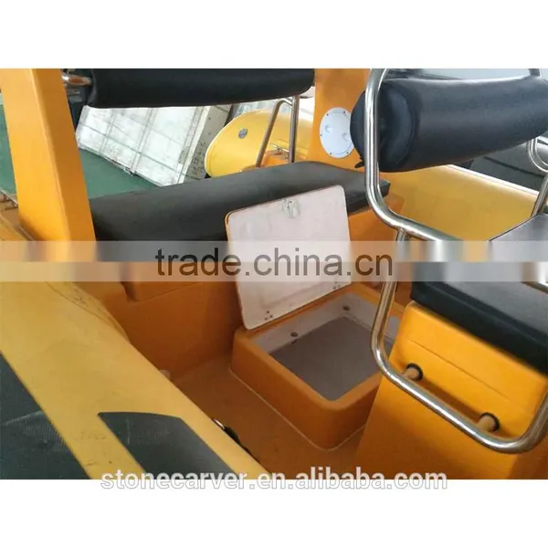 China Manufacturer Made New 17ft RIB Rigid Hypalon Inflatable Sport Fishing Boats for Sale With Japan Outboard Engine Motor photo-5