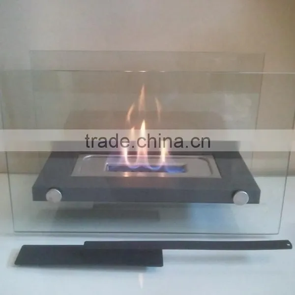 Fireplace With Crushed Glass ,free Standing Indoor Iron Sheet Metal Box Bio Fireplace photo-2