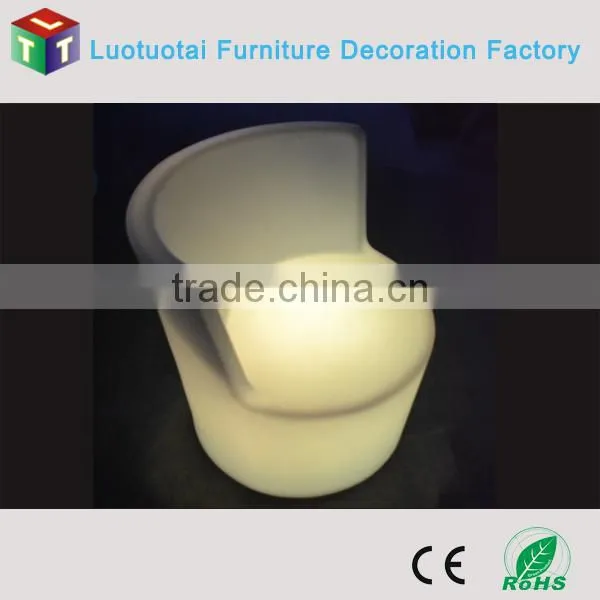 PE Waterprood Anti-UV Rechargable Customize Plastic LED Rotomoulding Sofa for Living Room /wedding/bar/night Club photo-3