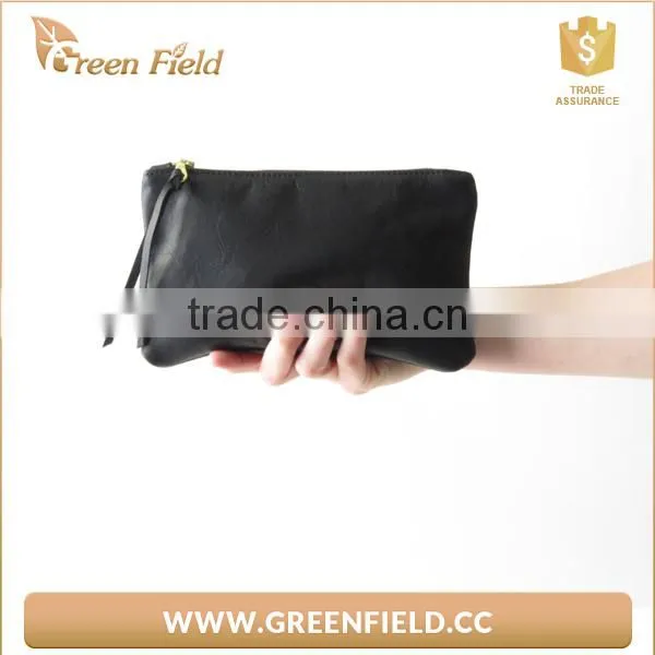 Women Leather Clutch Coin Purse Flat Women Leather Clutch photo-2