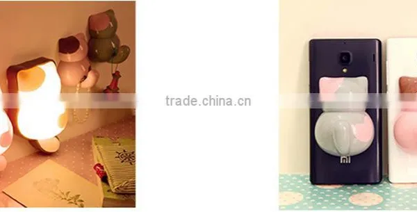 Fashion Cat Shaped 4pcs/set Decorative Motion Sensor Led Night Light photo-6