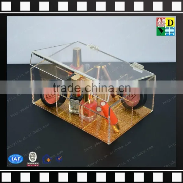 2016 Custom Clear Acrylic Lipstick Holder Display Stand Cosmetic Organizer Makeup Case photo-5