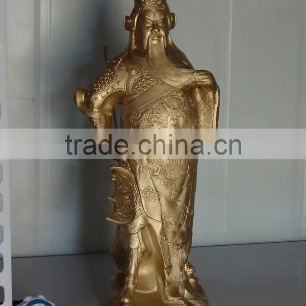 Large Bronze Chinese Kuan Gong Statue Sculpture photo-6