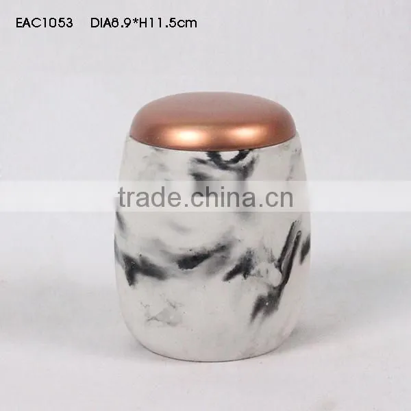 Concrete Mini Jar for Scented Candles photo-4