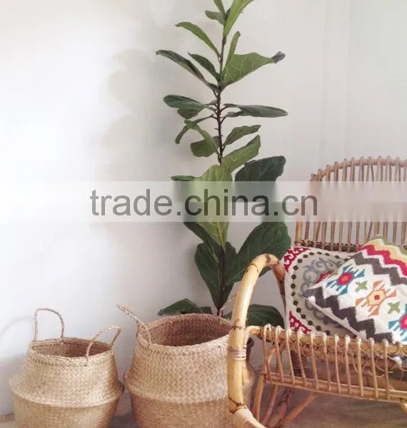 Seagrass Natural Belly Basket Made in Vietnam photo-4