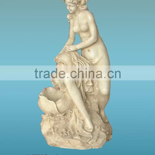 Polyresin Resin Naked Lady Fountain photo-2