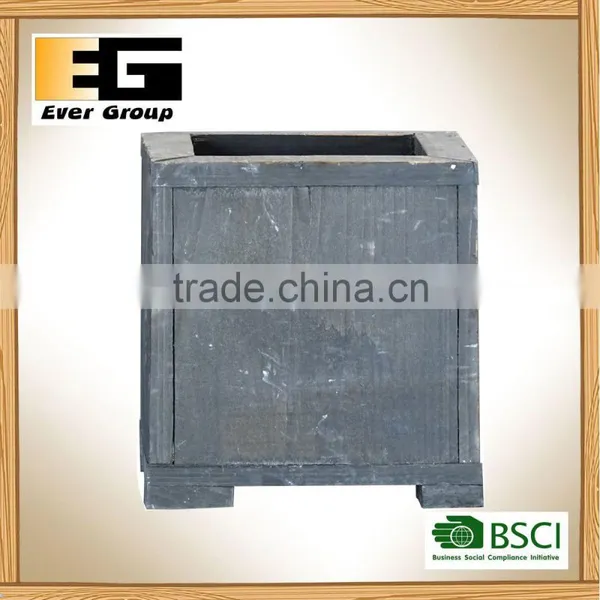 Imitation Wood Planter Box With Grey -wash photo-6