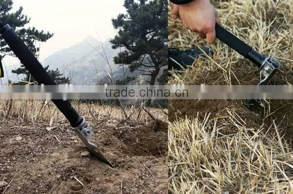New Function Multifunction Compact Rescue Equipment Shovel Knife Saw Fire Flint photo-3