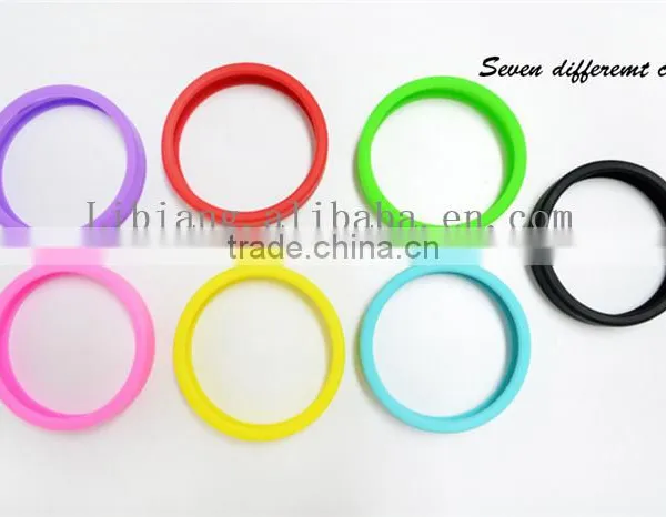 Rainbow Color Multifunctional Universal Silica Gel Hand Ring photo-2