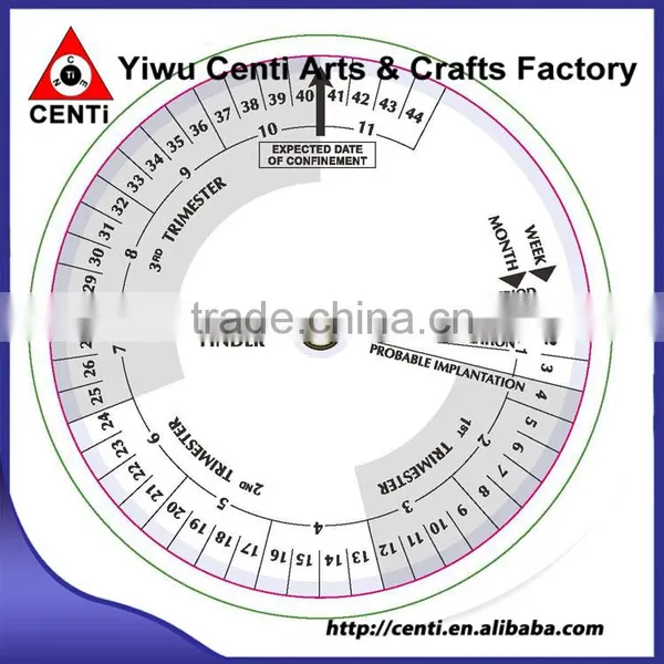 Birth Date Finder Wheel Calculator Pregnancy Wheel Scale photo-2
