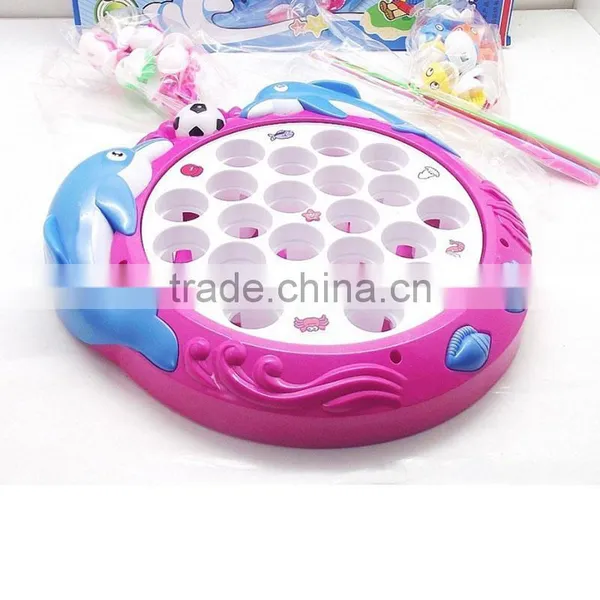 New Plastic Funny Magnetic Electric Toy Fishing Set For Kids photo-6
