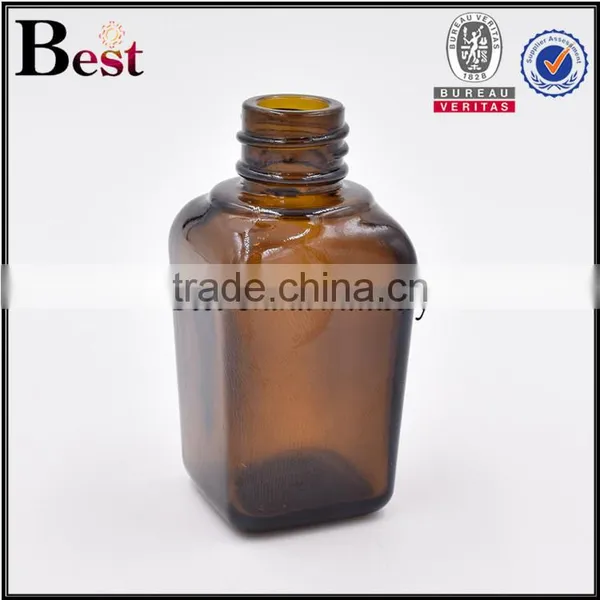 25ml 30ml Glass Bottle 30ml Amber Square Essential Oil Bottle With Sealed Cap photo-4
