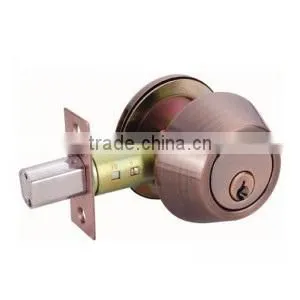 Factory Price Hot Sale China Factory North American Tubular Interior Entrance Bedroom Door Deadbolt Lock photo-3