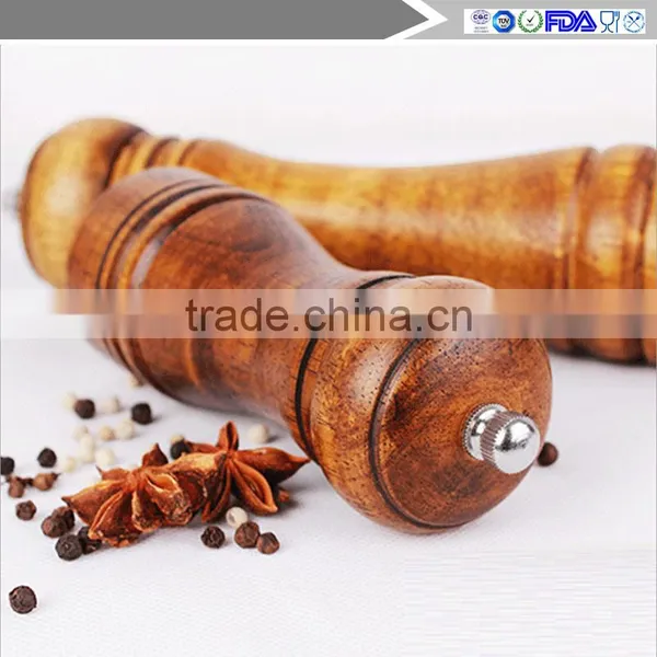 Middle-sized and Smooth-faced Good Quality Salt and Pepper Grinder Set photo-3