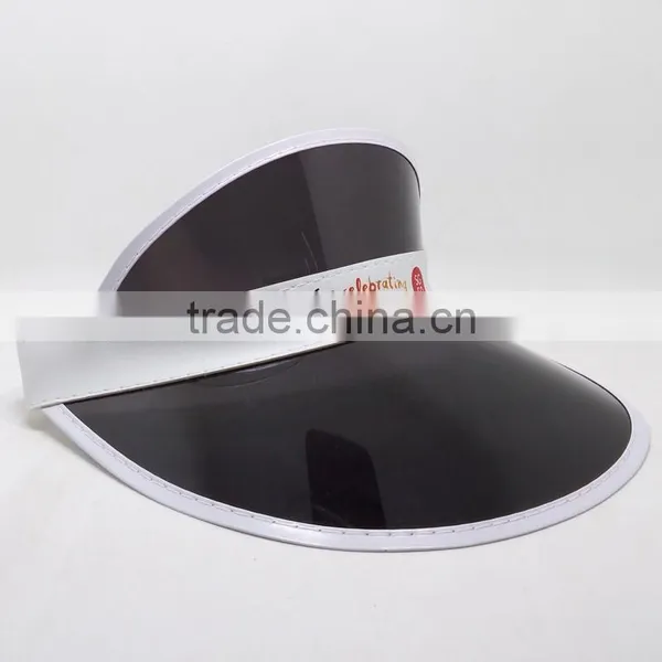 Hot Sale Fashion Transparent Colors PVC Hat For Unisex Sun Hat photo-2