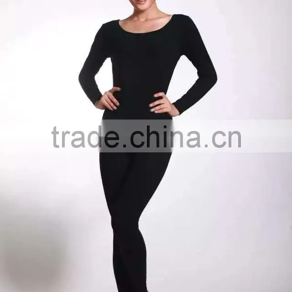 Soft Solid Ladies Sexy Thermal Underwear Women High Elastic Long Johns Winter Thermal Underwear Sets photo-2
