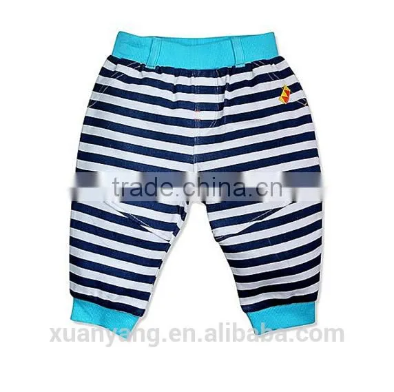 New Arrival 100% Cotton Stripe And Plain Color Balloon Butique Shorts And Pants photo-4