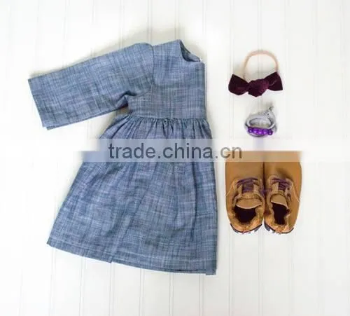 Baby Dress Pictures Classic Childrens Dresses Cap Sleeve Girls Cotton Frock Designs photo-4