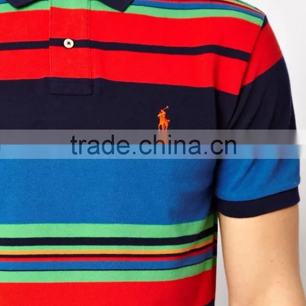 2016 Polo Shirt ,wholesale Striped T-shirt,custom Polo Shirt photo-3