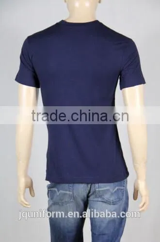 Promotional O-neck Men's T Shirt, 100% Cotton Plain T-shirts, Casual Unisex T Shirt photo-4