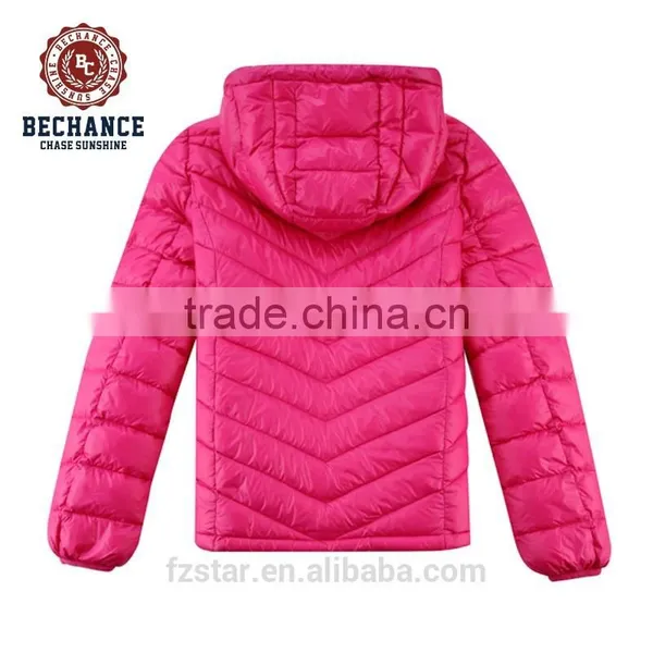OEM Service Wholesale Women's Comfy Winter Down Jacket With Hood photo-3
