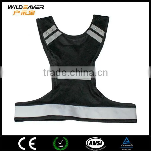 Hi Vis Summer Led Reflective Running Belt and Led Running Vest photo-4