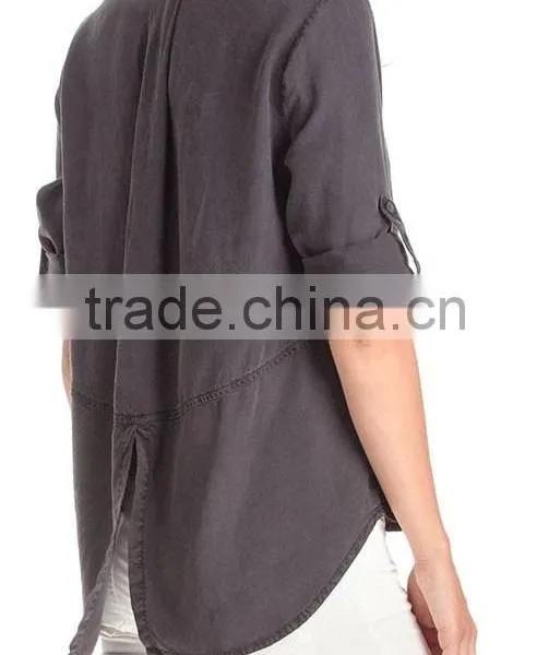 2015 Women Gender and Adult Age Group Ladies Shirt Girls' Fashion Apparel Office Wear for Women photo-3