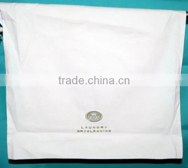 Custom Logo Cotton Laundry Bag With Rope photo-3
