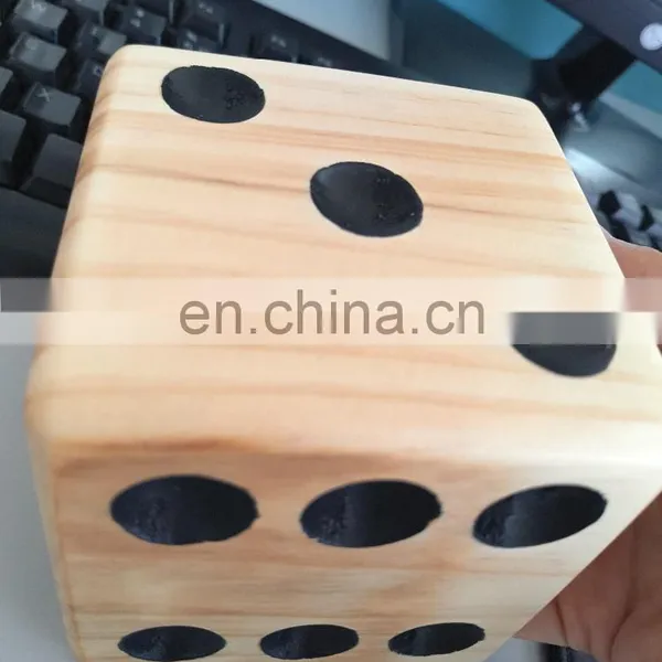 High Quality Giant Wooden Yard Dice for Outdoor Lawn Game photo-3