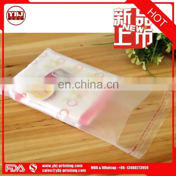 Custom Attractive Design Frosted and Milky White Self-adhesive Bag photo-3