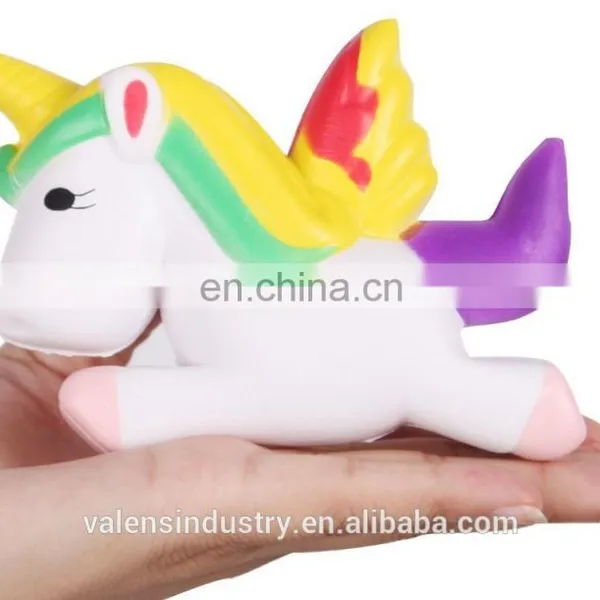Squishy Cute Wings Unicorn Kawaii Cream Scented Squishy Charms Stress Relief Toys photo-3