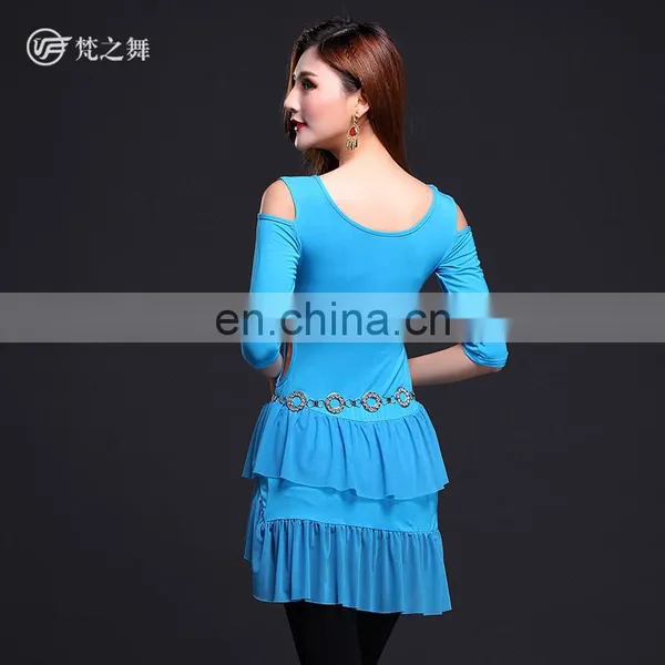 T-5110 Soft Practical Adult Women Belly Dance Skirt Costume photo-5