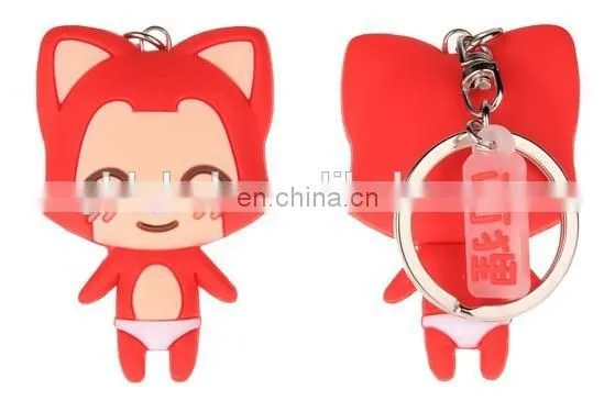 Cool Style New Design Oem Custom 3D Rubber Keychain photo-5