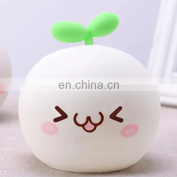 Wholesale Rechargeable Silicone Kids Color Changing Led Cute Night Light