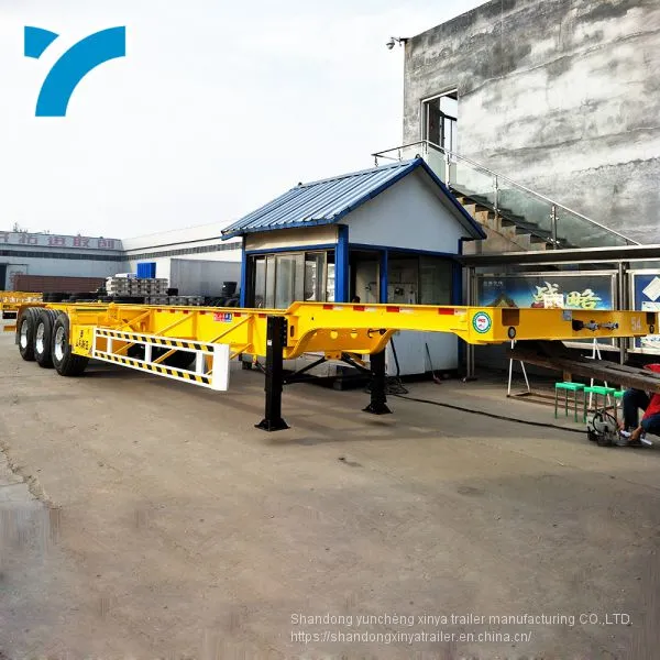 Skeleton Flat Bed Semi Trailer photo-4