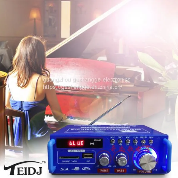 Whole Sale Small Power Amplifier USB SD FM Radio Power Stereo Car Amplifier Audio Home Amplifier Amplifier With Bluetooth Bt-253 Amplifier photo-4