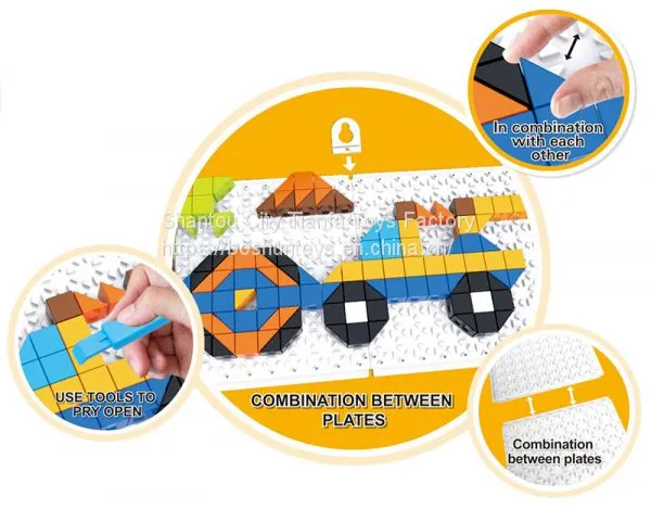 Hot Sale Toy Brick Block Building Toy Funny Puzzle Toy DIY Construction Brick Block Toy for Kids Brick Toy Gift 6991-2 photo-4
