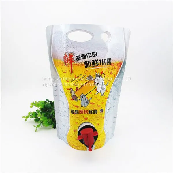 QS Certification Factory Specializes in Customizing Food-grade Nylon Stable-proof Impermeable Juice Beverage Stand-up Packaging Bags photo-4