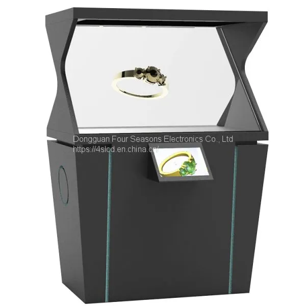 55 Inch 180 Degree 3d Pyramid Holographic Display 3d Showcase