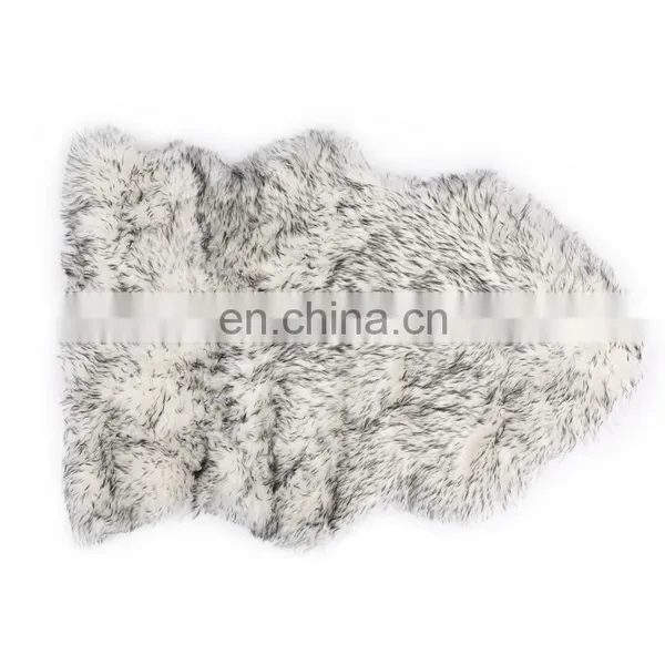 Hot Selling Home Use Comfortable Animal Shaggy Bedroom Floor Faux Fur Rugs Carpet Mat photo-4