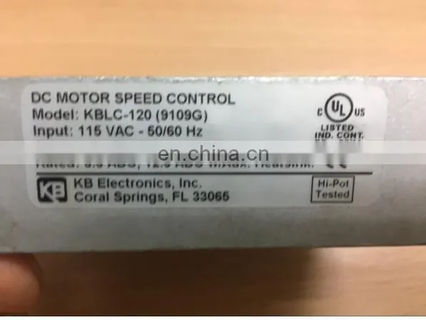 New One Motor Speed Control KBLC-120 (9109G) photo-3
