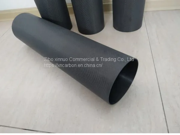 140mm 5.51 Inch Outer Diameter Low Intertia Carbon Fiber Shaft for Guide Roller photo-3