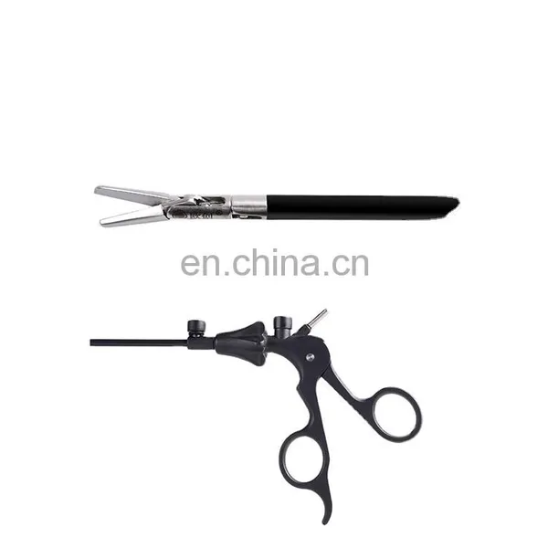 Geyi Abdominal Surgery Laparoscopic Grasping Forceps Metzenbaum Curved Scissors photo-3