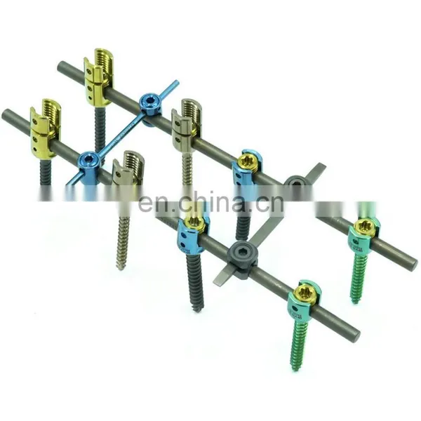 CE & ISO Marked Spinal Pedicle Screw Medical Titanium Monoaxial Reduction Screws Orthopedic Surgical Spine Implants photo-6