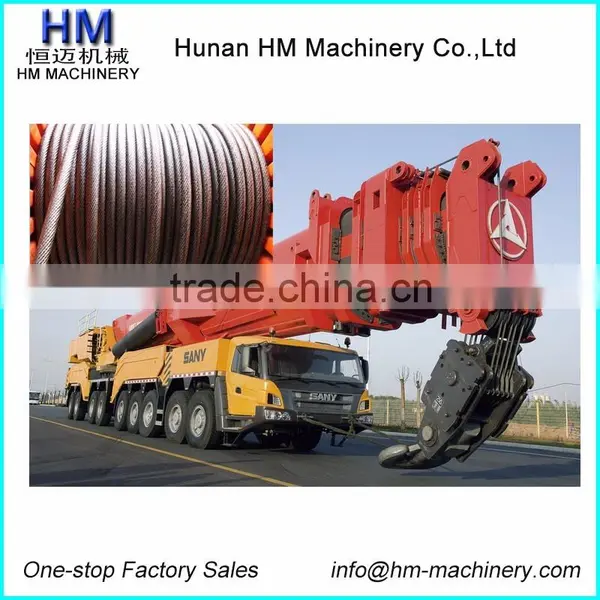 Wire Rope For SANY Mobile Crane QY70T Main Hoisting Rope Dia20mm 35*K7