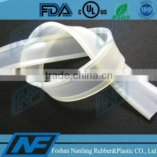 Silicone Material Transparent Rubber Strip photo-4