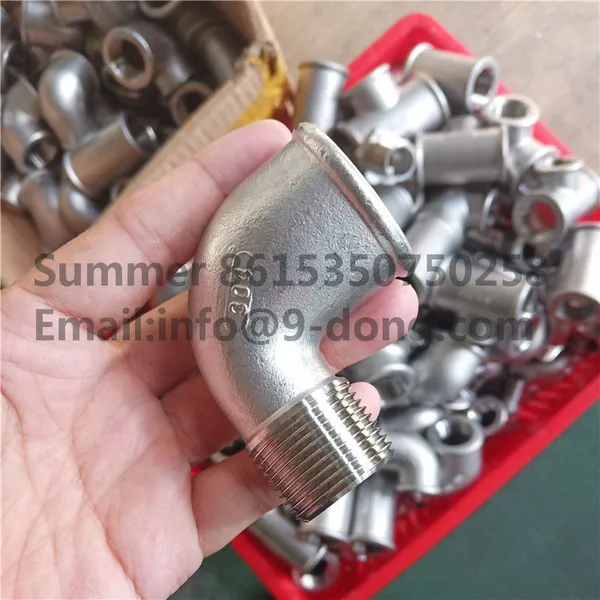 SS304 Stainless Steel Sanitary 90 Degree Bend Fittings Elbow photo-4